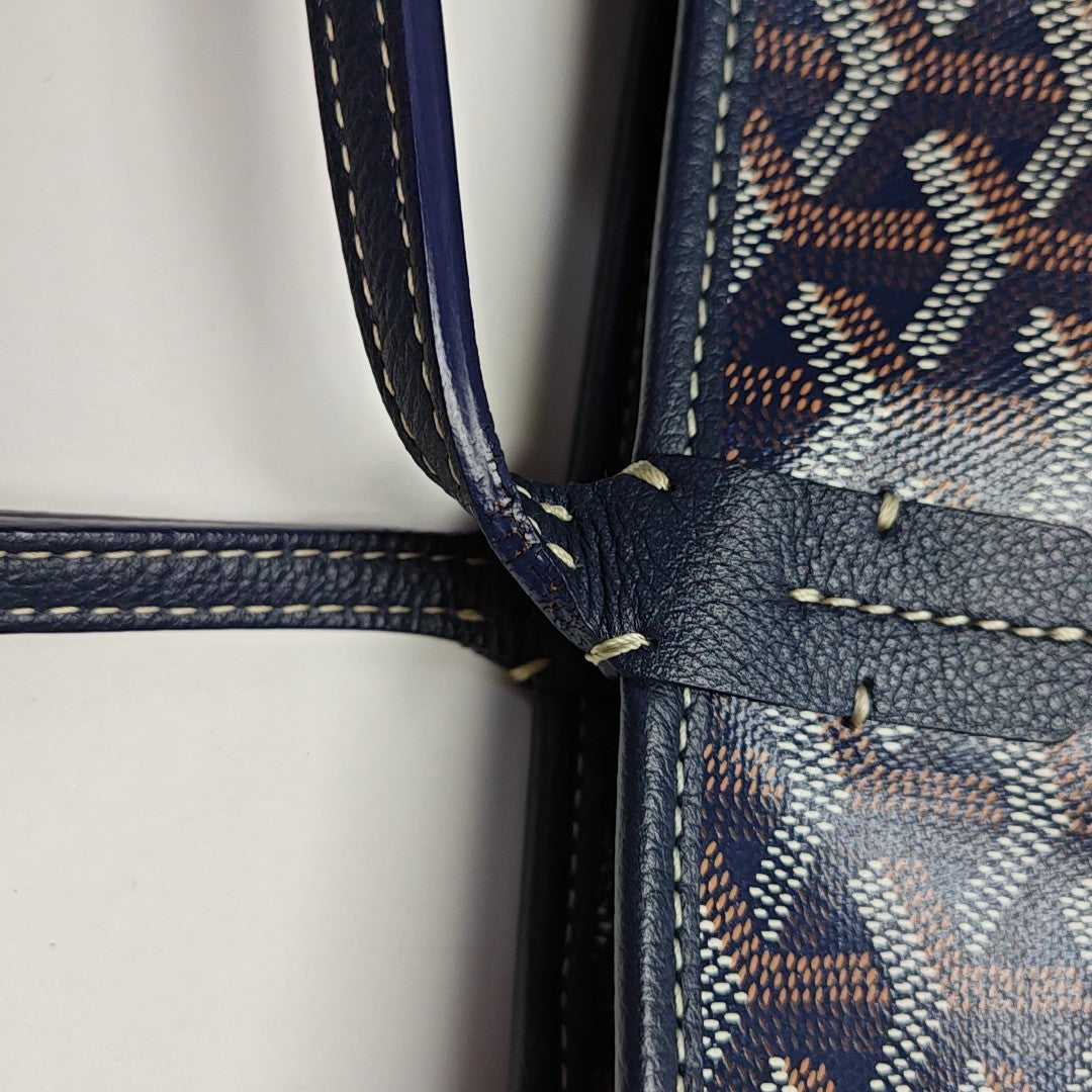 Saint Louis PM Coated Canvas Blue