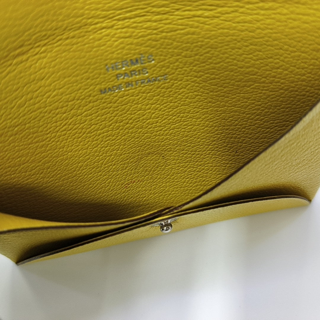 Calvi Chèvre Mysore Yellow Card Holder