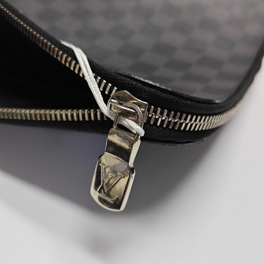 JOUR GM Damier Graphite Coated Canvas Gray