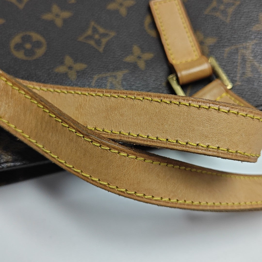 VINTAGE VAVIN GM Monogram Coated Canvas Brown