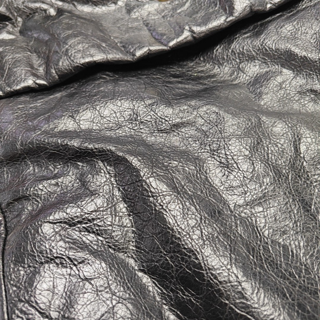 Monaco Medium Calfskin Black