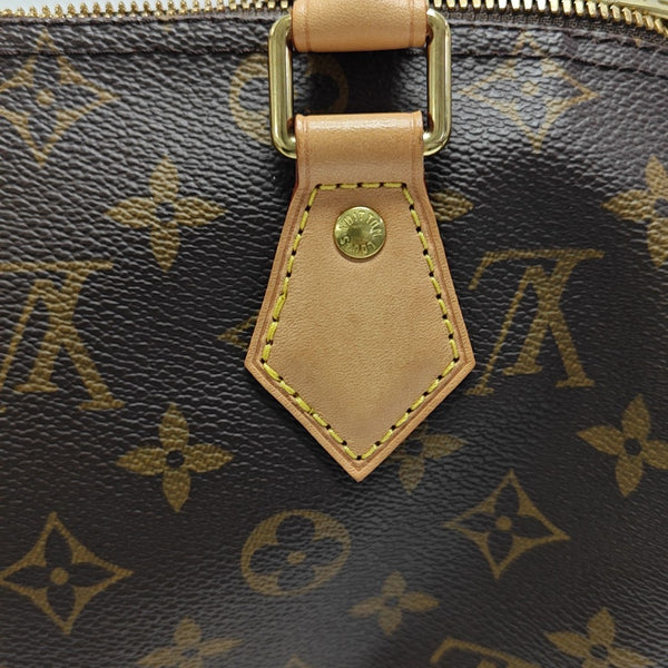 SPEEDY 25 Monogram Coated Canvas Brown