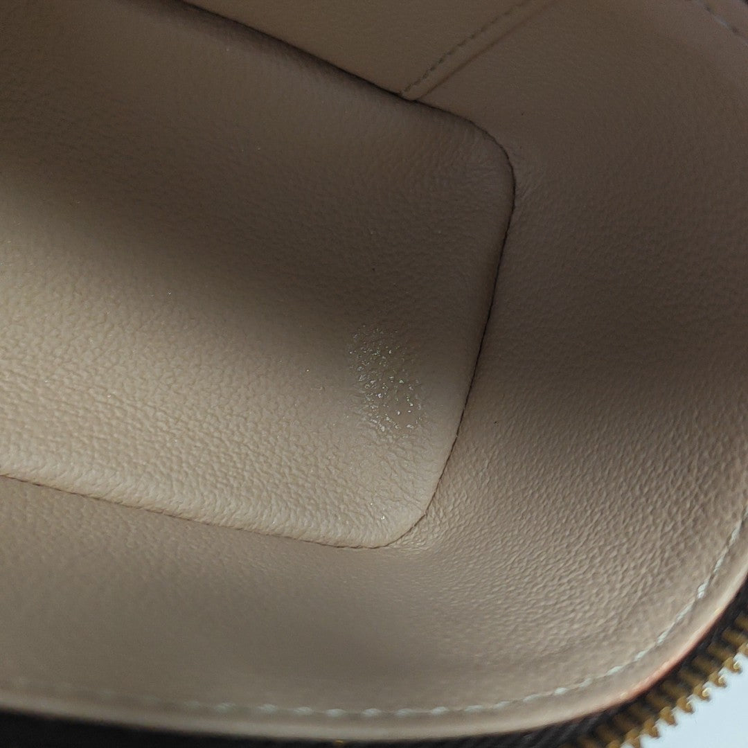 NICE Super Mini Monogram Coated Canvas Brown