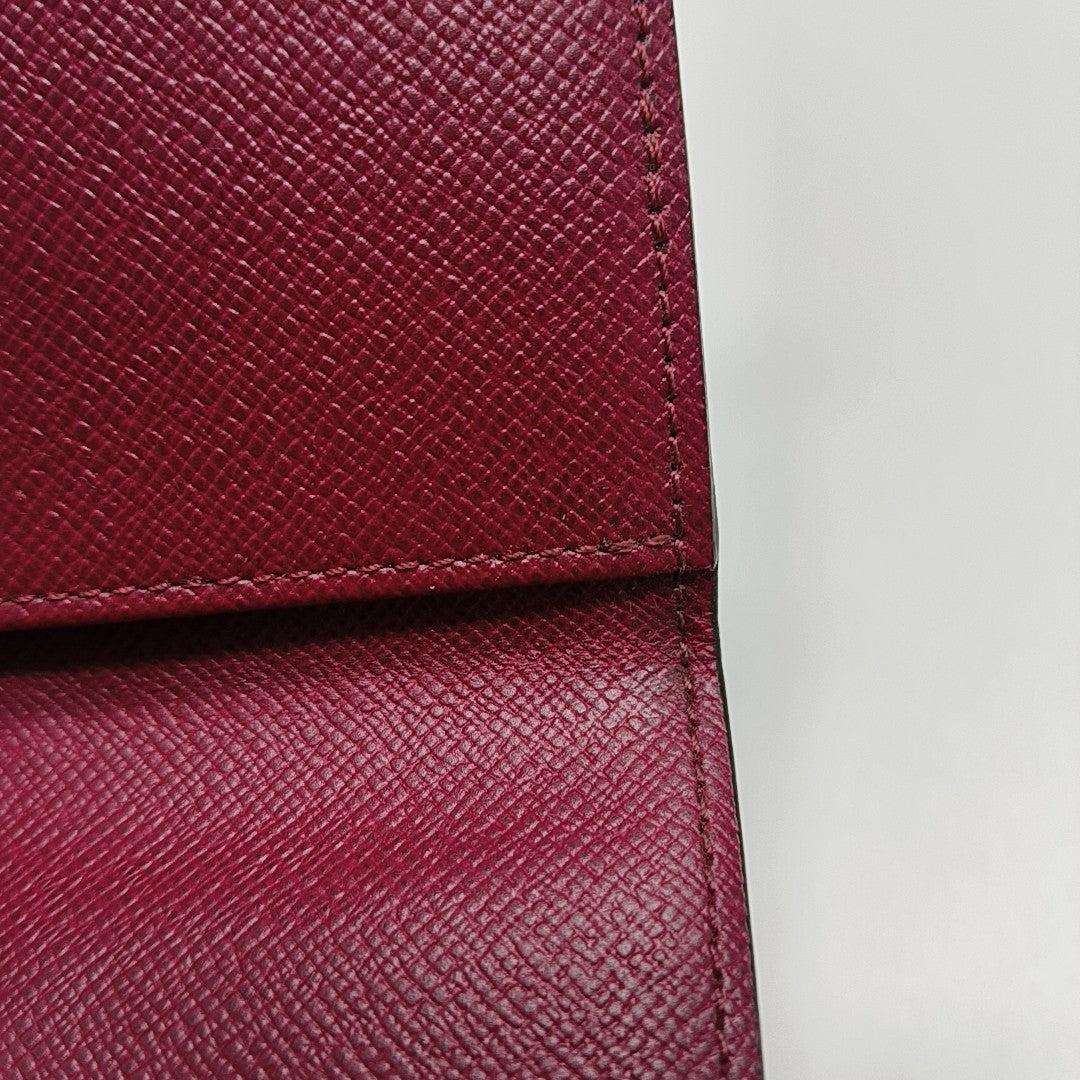 Monogram Coated Canvas Key Pouch Brown