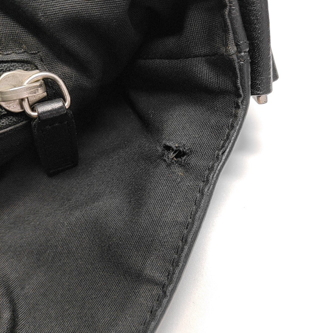Calfskin Crossbody Bag Black