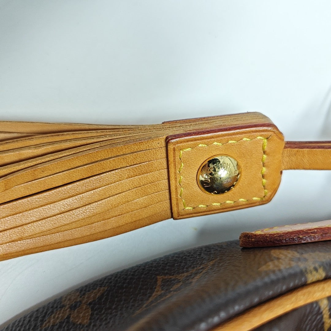 SAINT CLOUD Monogram Coated Canvas Brown