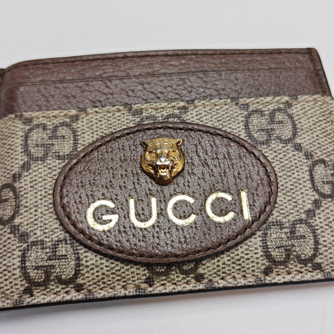 Neo Vintage Monogram Coated Canvas Brown Card Holder