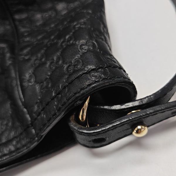 Bree Monogram Calfskin Black