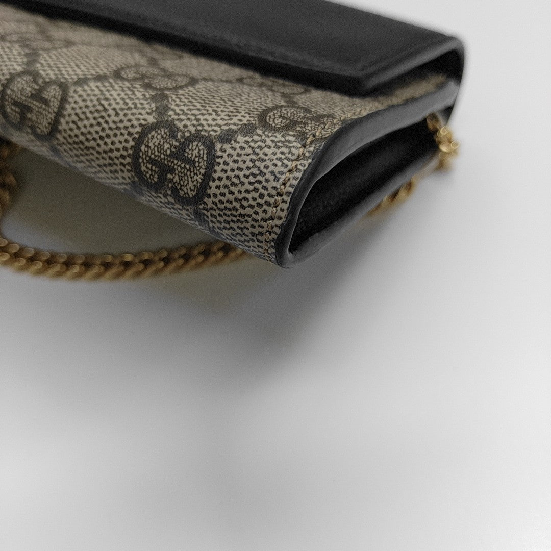 Monogram Canvas Shoulder Bag Beige