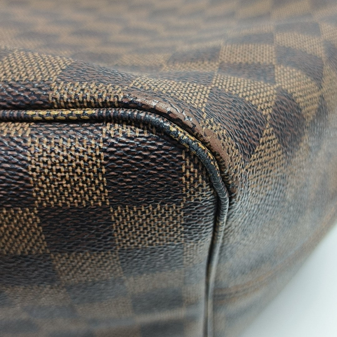 NEVERFULL GM Damier Ebene Coated Canvas Brown