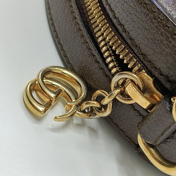 Ophidia Mini Monogram Coated Canvas Beige