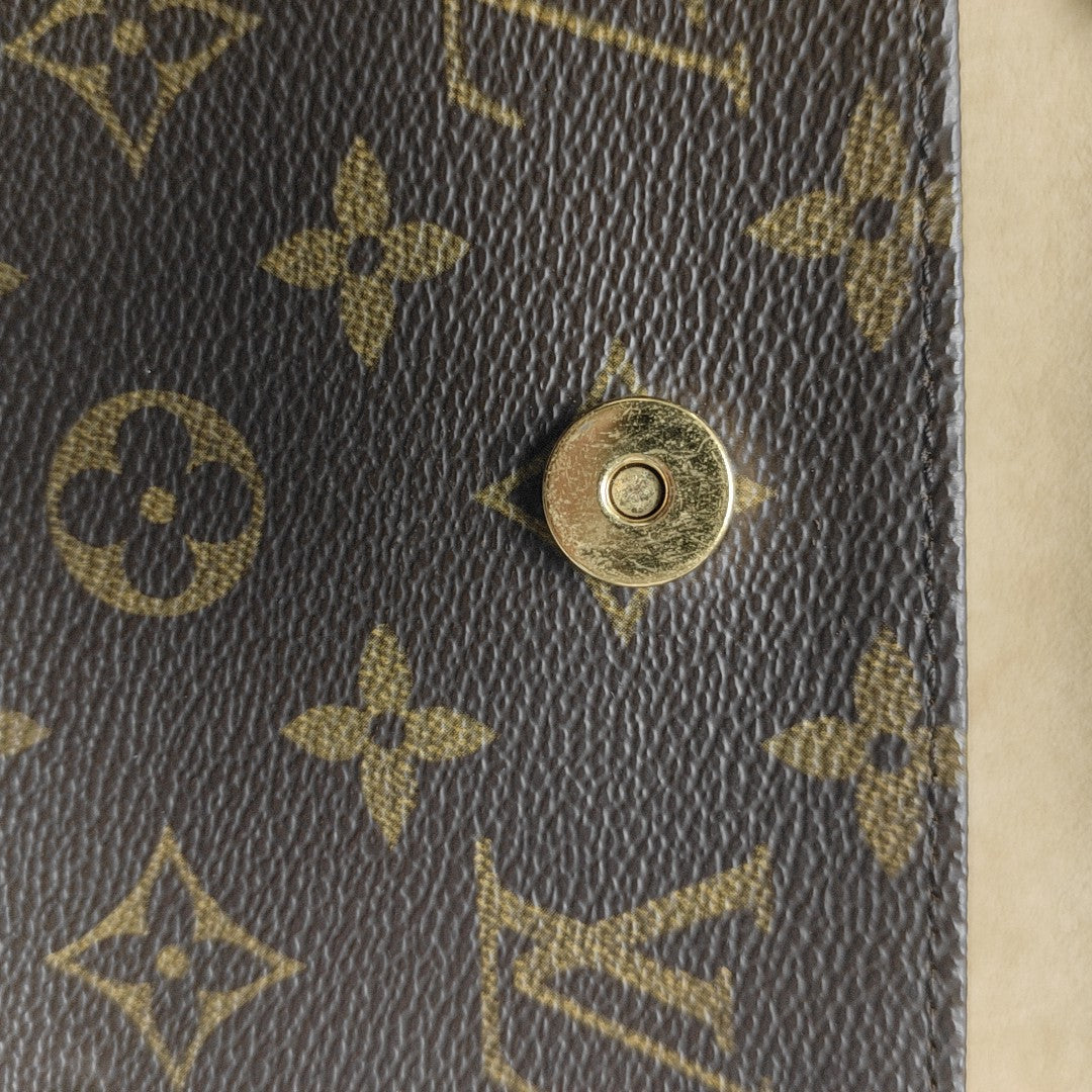 FLORENTINE Monogram Coated Canvas Brown