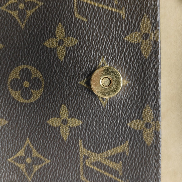 FLORENTINE Monogram Coated Canvas Brown