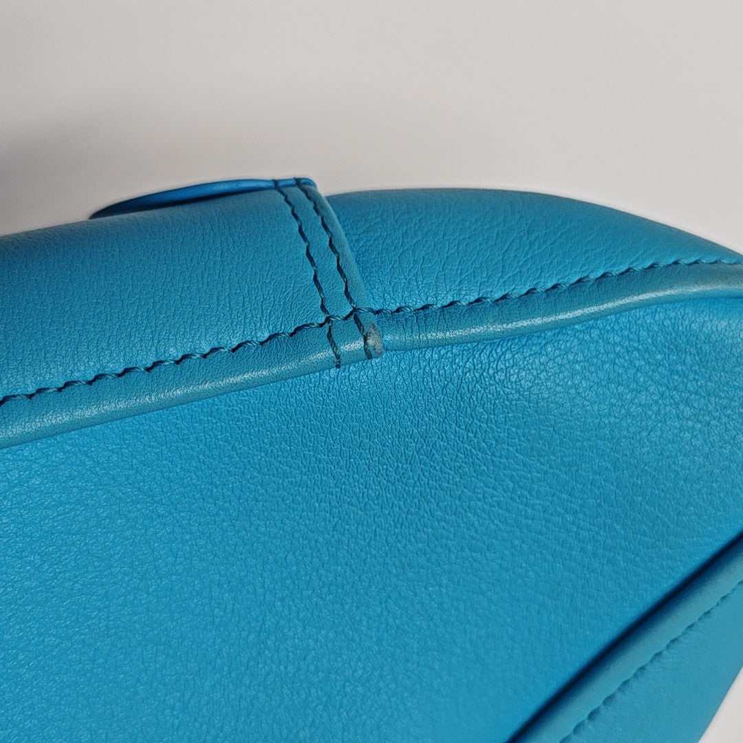 Triangle Calfskin Blue