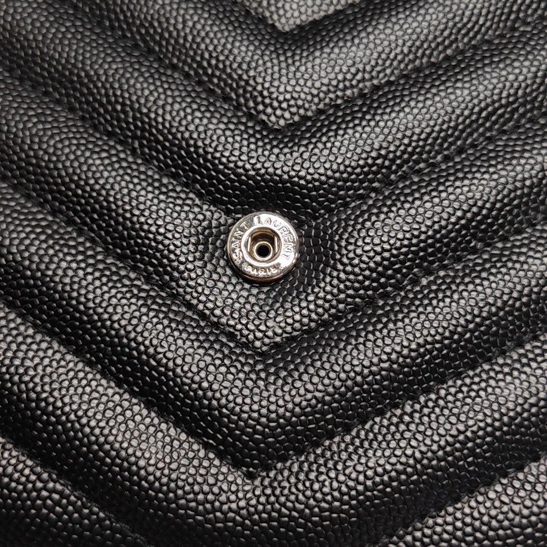 MONOGRAM Medium Chevron Calfskin Black