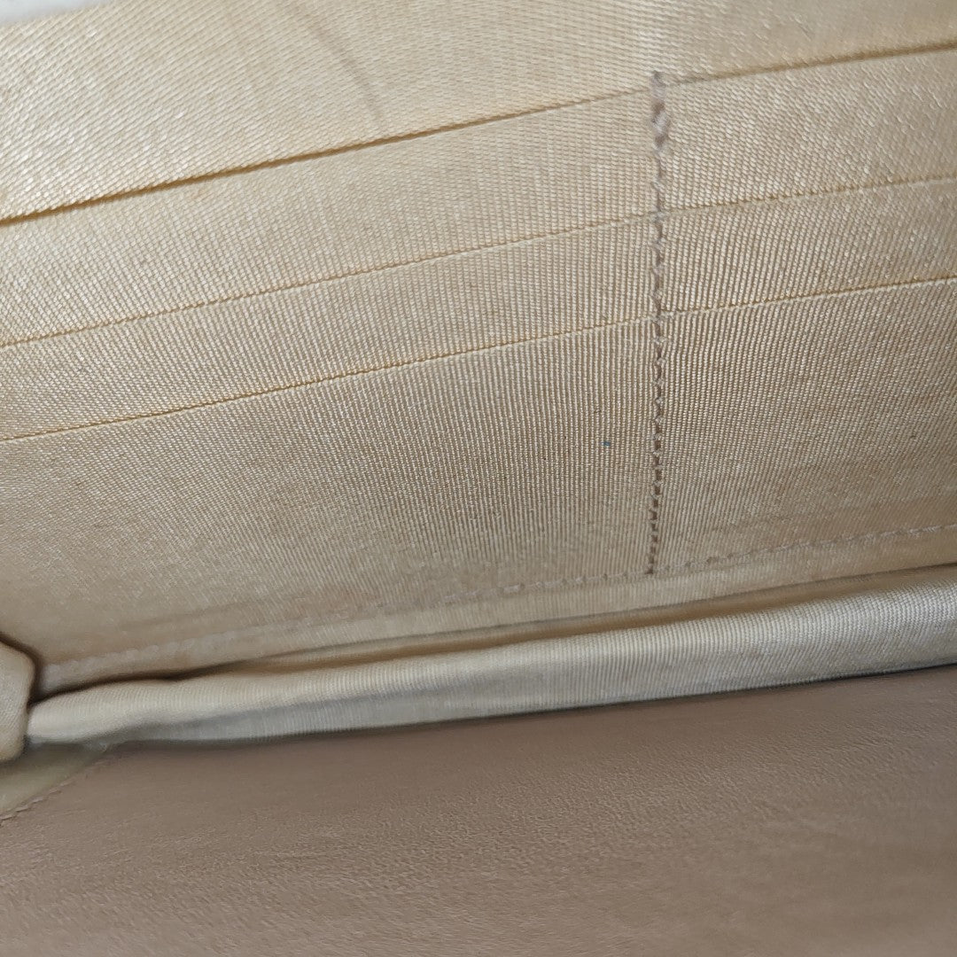 WOC Quilted Calfskin White