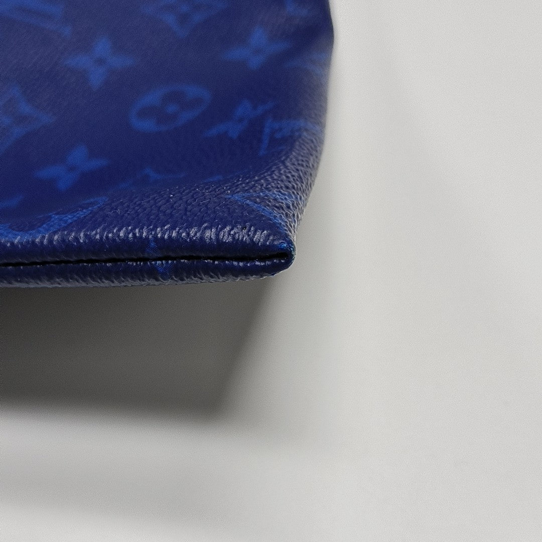 DISCOVERY Monogram Coated Canvas Blue
