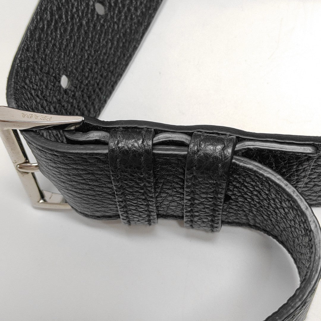 Calfskin Shoulder Bag Black