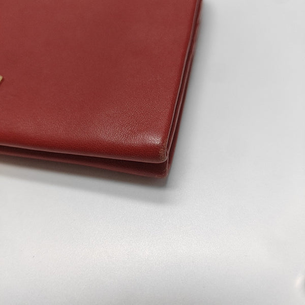 Calfskin Wallet Red