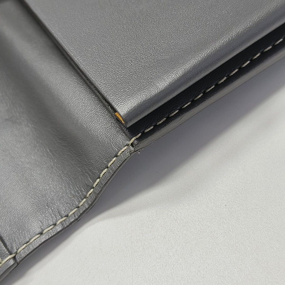 RICHELIEU Coated Canvas Gray Wallet