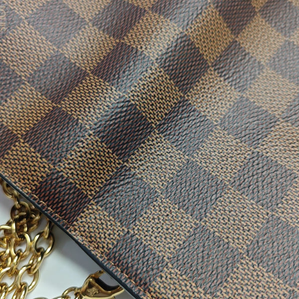 VAVIN Damier Ebene Coated Canvas Brown