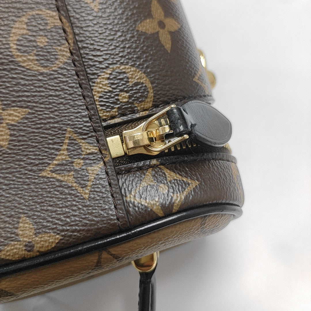 NICE Mini Monogram Coated Canvas Brown