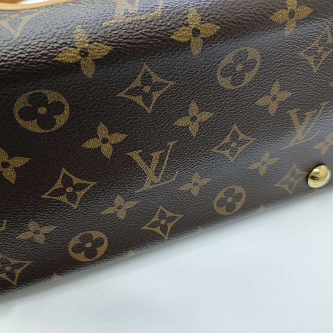CARRYALL PM Monogram Coated Canvas Brown
