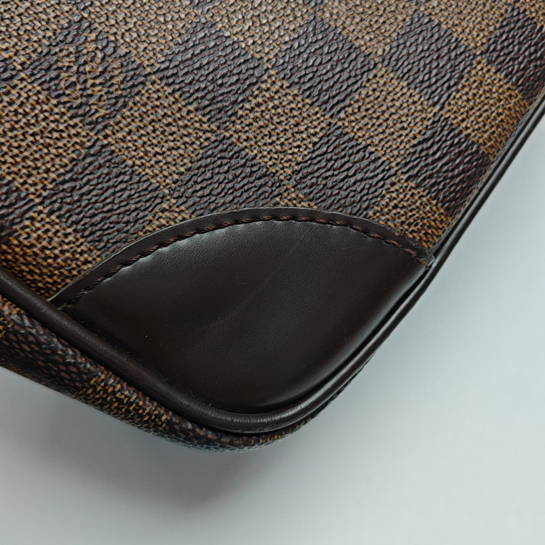 PORTE-DOCUMENTS GM Damier Ebene Coated Canvas Brown