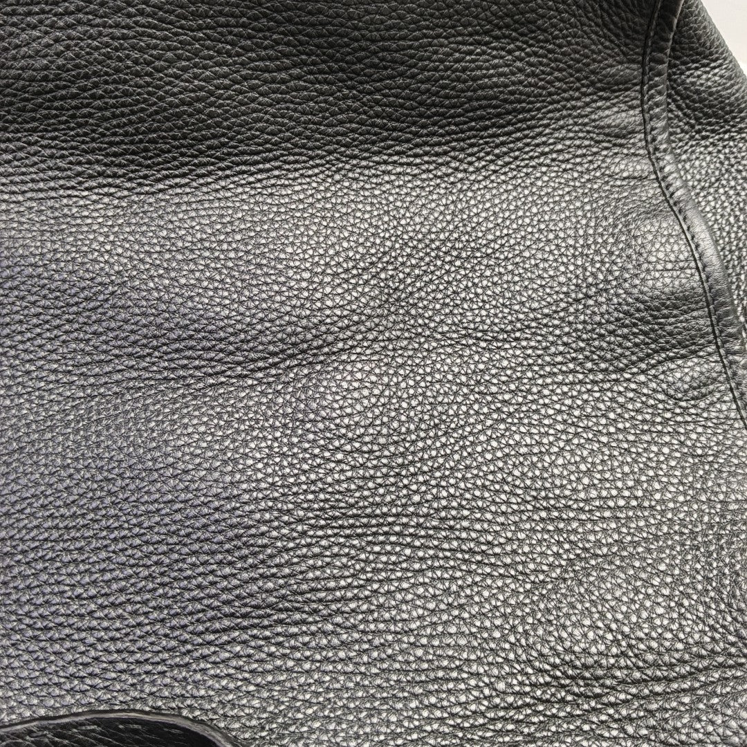 Calfskin Shoulder Bag Black
