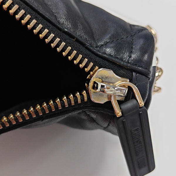 Dior Vibe Hobo Quilted Lambskin Black