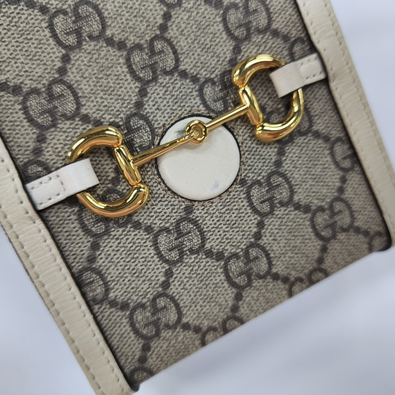 Horsebit 1955 Mini Coated Canvas Beige