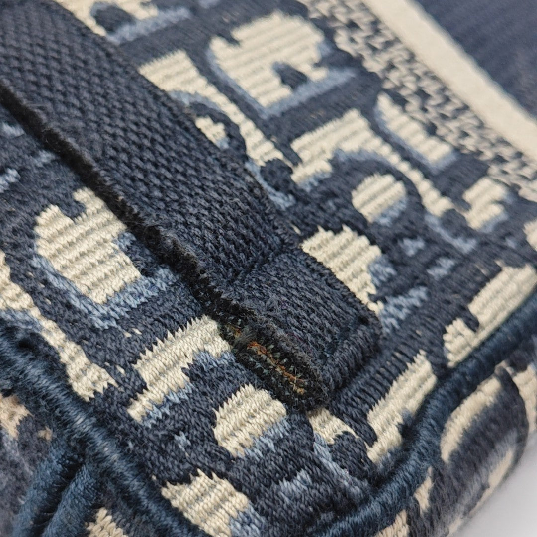 Diorcamp Small Oblique Canvas Blue