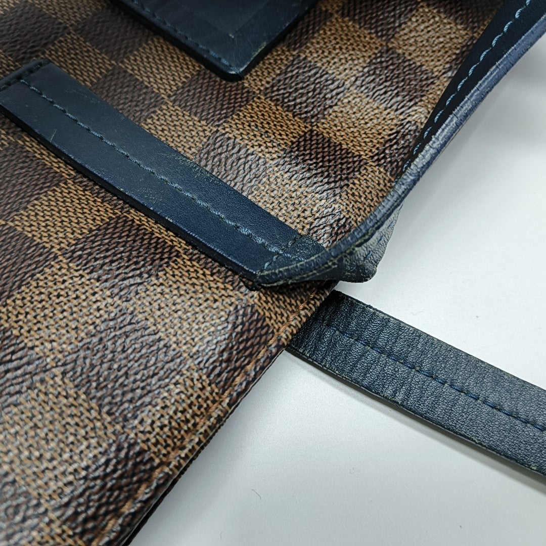 Damier Ebene Coated Canvas Brown