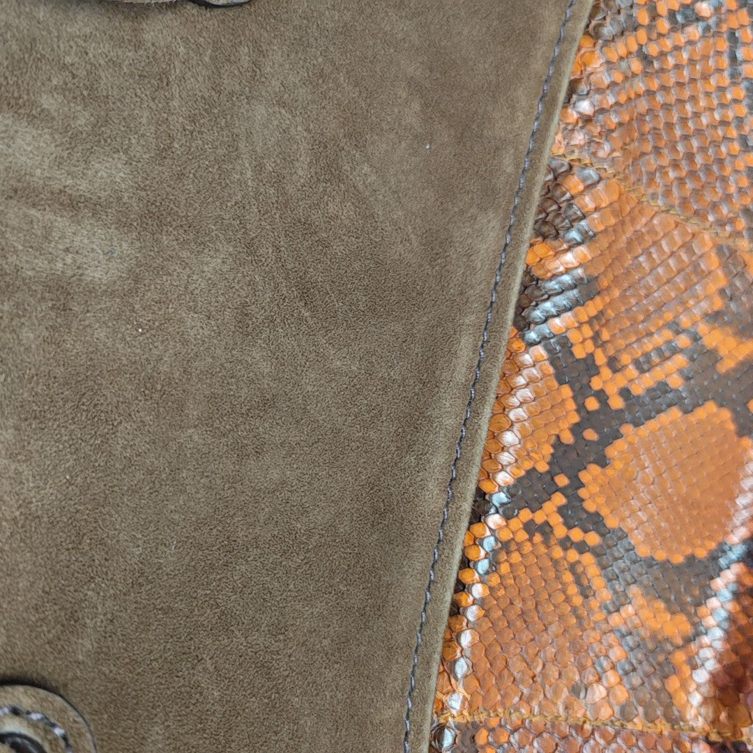 Python Top Handle Bag Multicolor