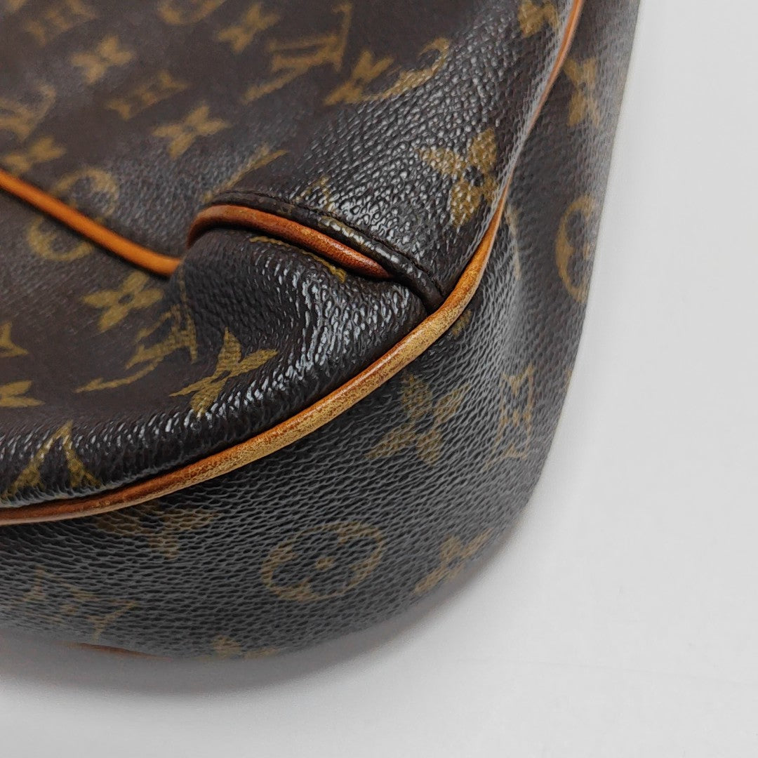 VINTAGE THAMES GM Monogram Coated Canvas Brown