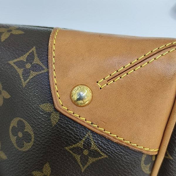 RETIRO NM Monogram Coated Canvas Brown