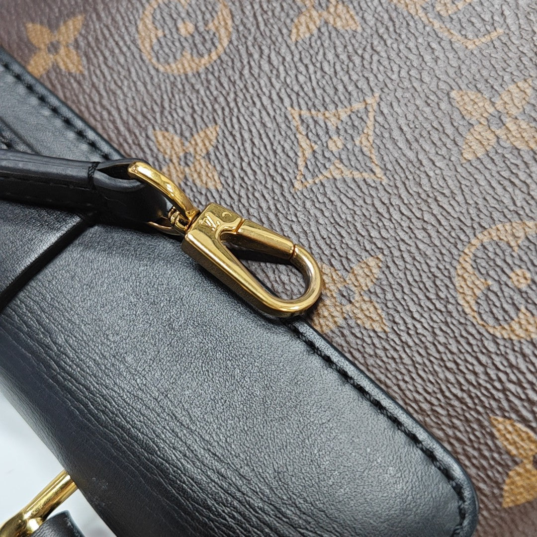 LOCKY BB Monogram Coated Canvas Brown
