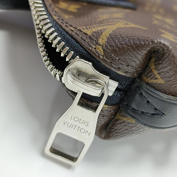 KITAN Monogram Coated Canvas Brown