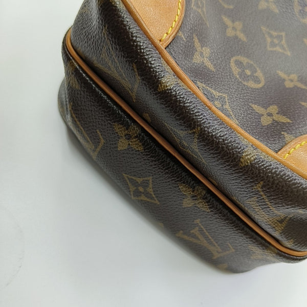 AMAZON Monogram Coated Canvas Brown