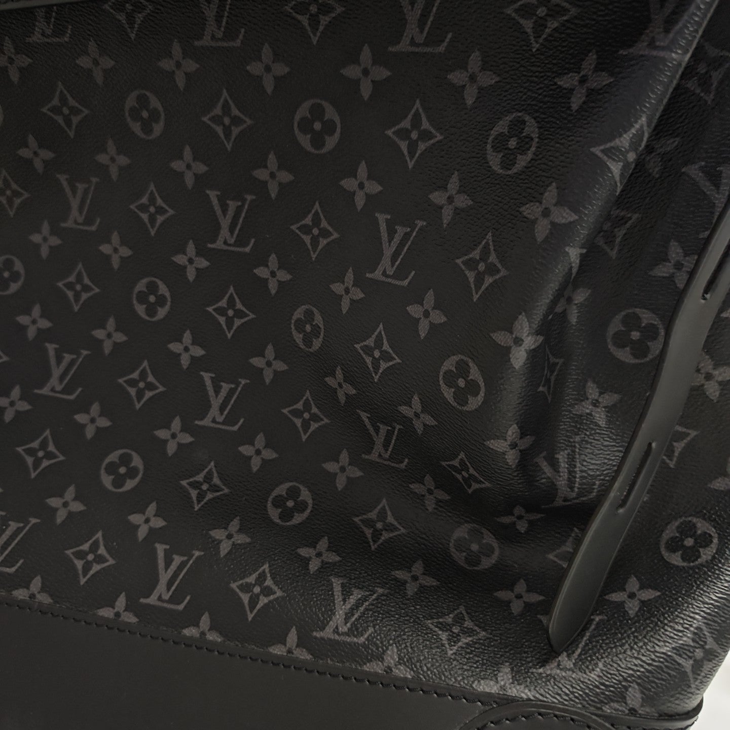 STEAMER Monogram Coated Canvas Black