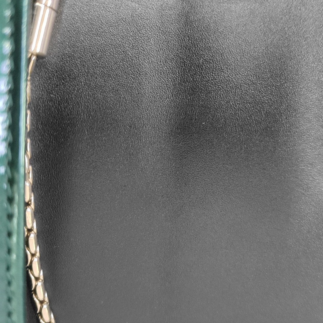 SERPENTI FOREVER Small Patent Leather Green