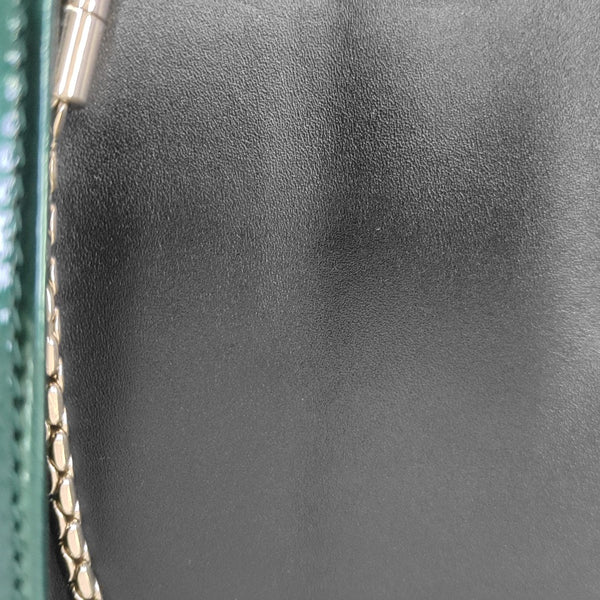SERPENTI FOREVER Small Patent Leather Green