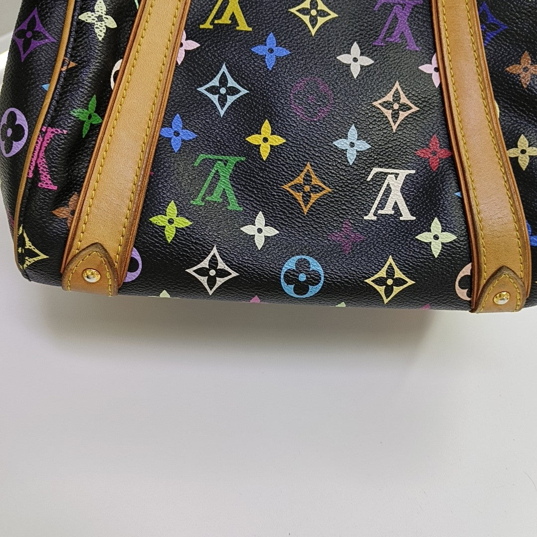 LV × TM PRISCILLA Monogram Coated Canvas Black