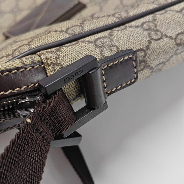Monogram Coated Canvas Shoulder Bag Beige