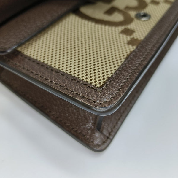 Dionysus Super Mini Monogram Canvas Beige