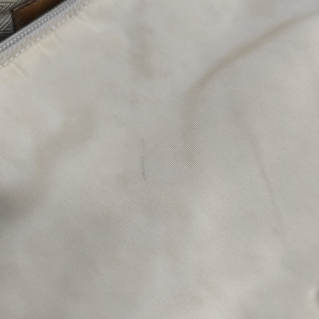 Nylon Shoulder Bag Beige