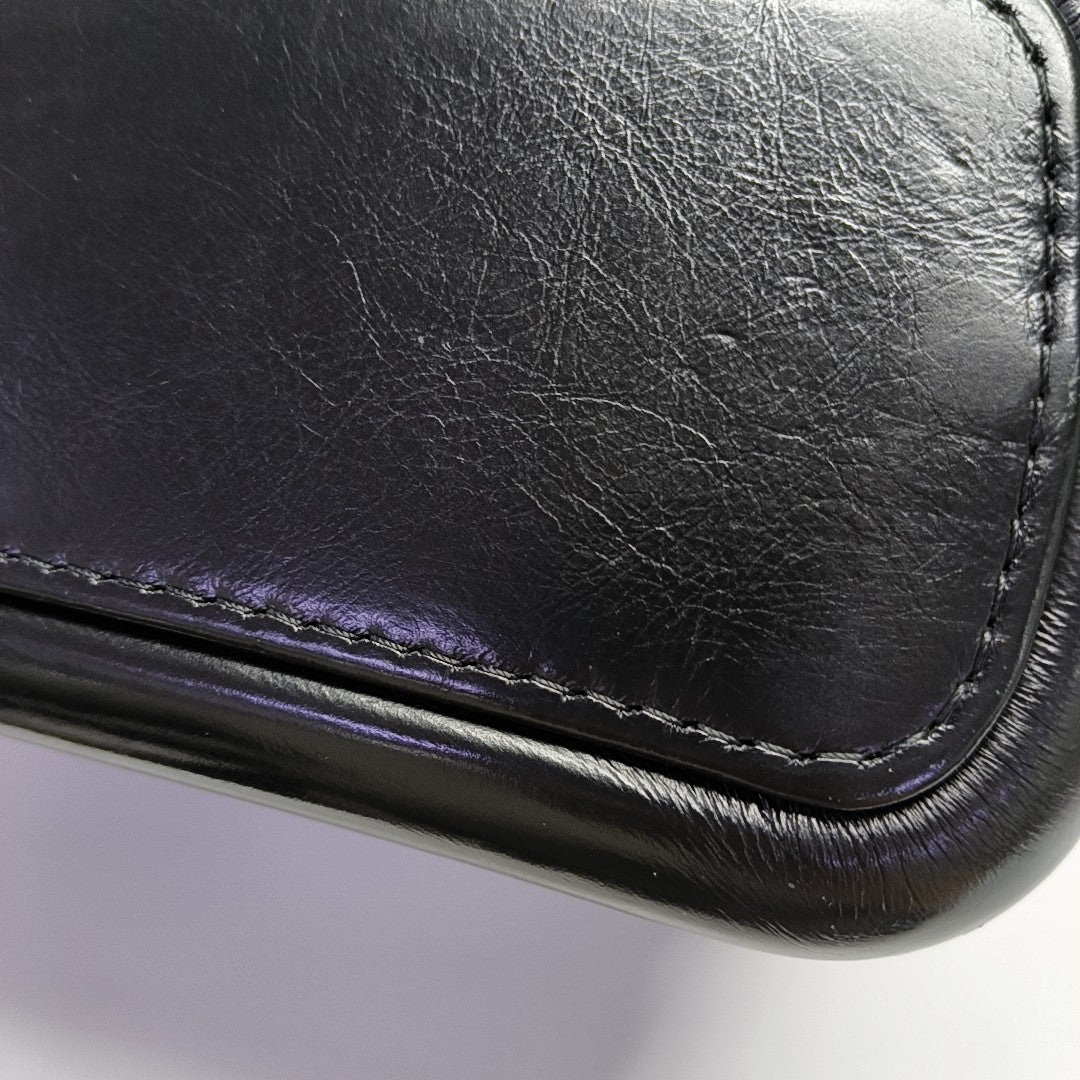 GABRIELLE Medium Quilted Calfskin Blue