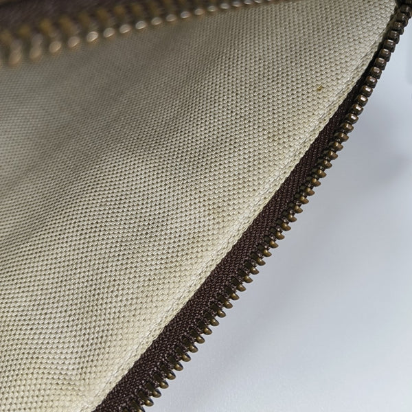 Ophidia Small Monogram Coated Canvas Beige