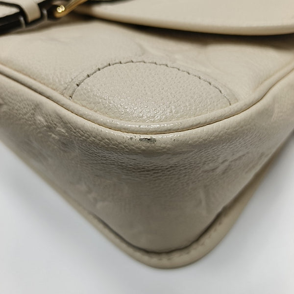 DIANE Monogram Calfskin Beige