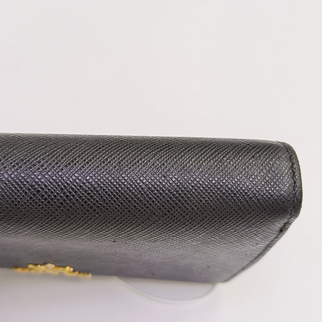 Calfskin Wallet Black